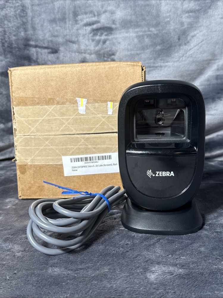 Zebra DS9308 2D Barcode Scanner, Hands Free Mode, Scans Screens, +USB Cable