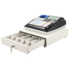 Electronic Cash Register POS System LED Display For Retail W/ Drawer 48 Keys US