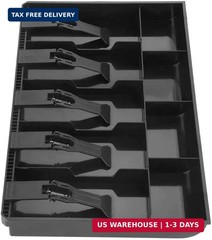 Cash Money Tray Replacement 5 Bill/ 4 Coin Drawer Register Insert Tray Storage C