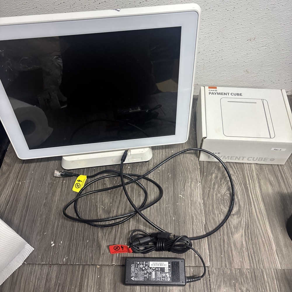 Cake POS v3 System w/card reader White #2o4