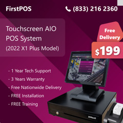 15 Touchscreen POS Cash Register Till System For All Businesses