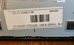 Citizen CT-S310IIUBK Thermal Receipt Printer (TZ30-M01) Dual USB/Serial – TESTED