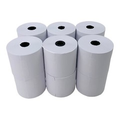 12 Rolls 2.25″ x 150′ Single Ply White Bond Paper POS Rolls 9074-0510