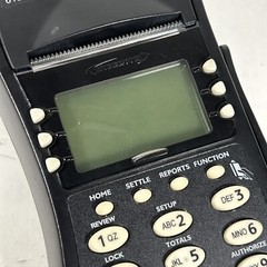 Hypercom T4205 Black Wired Portable 24MB LCD 19-Key Buttons Credit Card Terminal