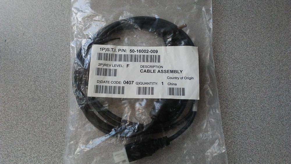 Symbol Zebra Motorola STI 50-16002-009 Power Cable Assembly