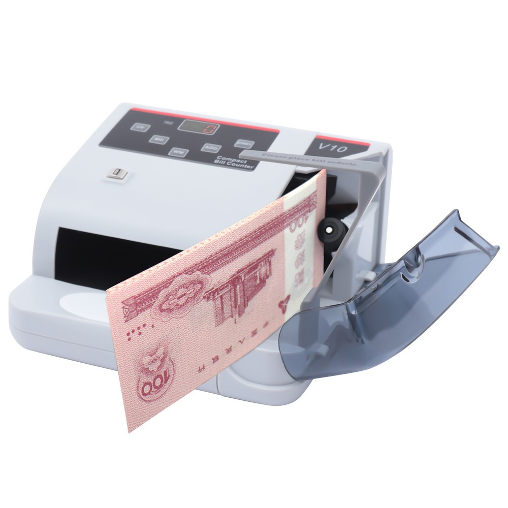 V10 Portable Money Counting Machine with Advanced Anti-Counterfeit Detection