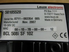 Leuze Electronic BCL 508i SF 102 Barcode Reader 50105520