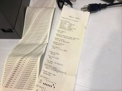 Epson M147C TM-H6000II POS PRINTER Serial & Power Supply