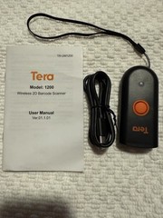 Tera 1100L Black Mini Handheld Portable Shockproof High Speed Barcode Scanner 5V