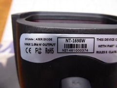 NETUM 2.4Ghz Wireless Barcode Scanner NT-1698W – Black