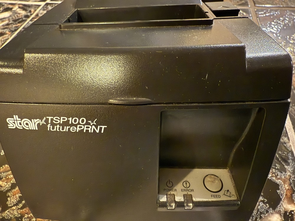 Star TSP100 FuturePRNT TSP100 Thermal Receipt Printer with Power Cord