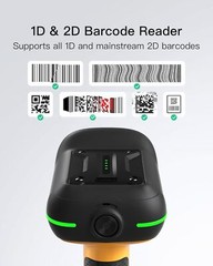 Inateck 1D 2D Industrial Barcode Scanner Bluetooth Wireless IP67 QR Code BCST-75