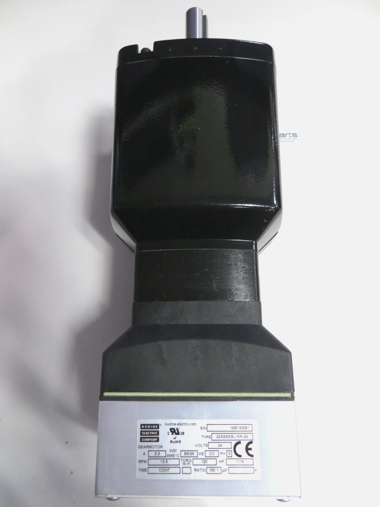 Bodine 22B2BEBL/SR-Z4 24VDC Gear Motor 180:1 120 lb-In. 1/16 HP 13.8 RPM