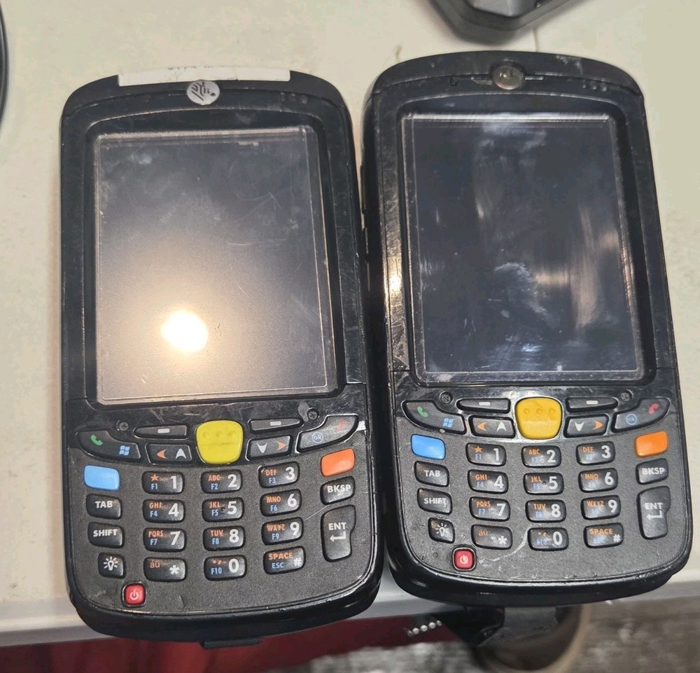 Lot of 2 MC55A0-P30SWRQA7WR Motorola Zebra Mobile Computer Barcode Scanner Used@