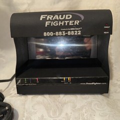 Fraud Fighter Counterfeit Detection Scanner UV-16 by Uveritech Model HD4X2-120A