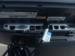 SpotOn Apexa GW 15″ Point Of Sale System Terminal with Power Supply No HDD