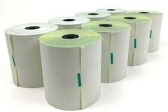 Receipt Labels 2-Ply Dot Matrix Impact 3″ x 3″ White 51579-4005 – 50 Rolls