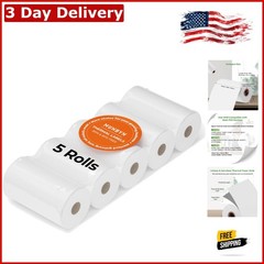 Bulk 5-Pack of 2 1/4″ x 50′ Thermal Receipt Paper – Smooth Printing Guaranteed