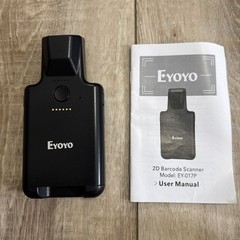 Eyoyo 2D Barcode Scanner Model: Ey-017P With Instructions And USBC Cable