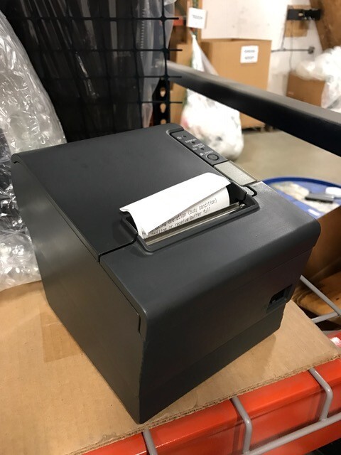 EPSON TM-T88IV THERMAL PRINTER ETHERNET INTERFACE W/POWER SUPPLY INCLD *WARRANTY