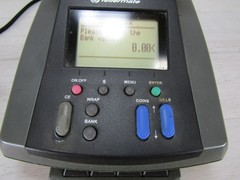 Tellermate Vintage TY Money Note Coin Cash Counter with Keyboard Powers On
