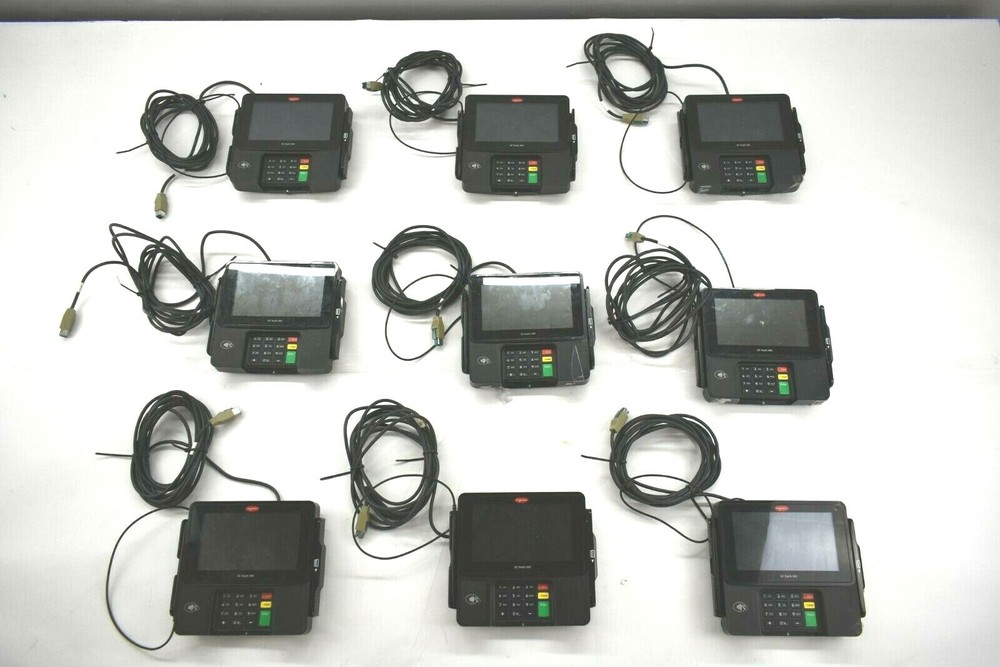 Ingenico ISC Touch 480 POS Credit Card Terminal Chip Reader Signature Lot 9 FPO