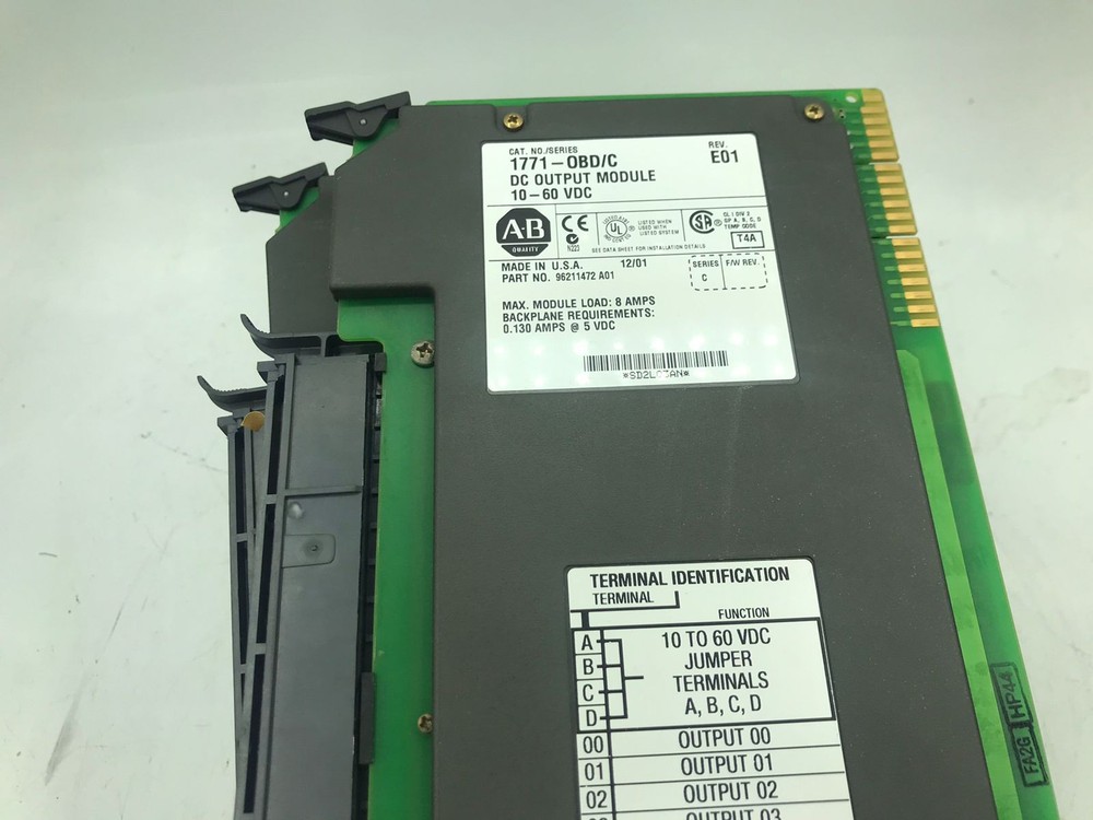 6pc A-B 1771-OBD/C Output Module ⚡ 10-60VDC PLC-5 Digital Output USED