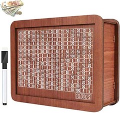 Cash Vault Wooden Savings Box – Wooden Cash Saver Money Box Cash Saver Box