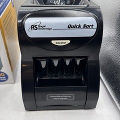 Royal Sovereign QS-1AC Coin Sorter Counter Machine w/ Anti-Jam – Tested Working