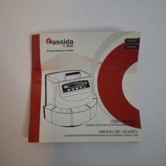 Cassida C200 Coin Counter Sorter Wrapper Machine w/ Tubes Manual Tested Works