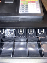 SAM4s ER-265BEJ POS Cash Register Almost Brand New. No Box with Manual with Keys