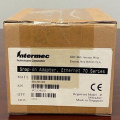 Intermec 850-565-001 Mobile Computer Snap on Adapter w/ Ethernet Port 70 Series