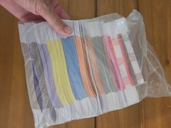 Assorted Money Bands – Self-Sealing Bill Straps, Color-Coded Denominations
