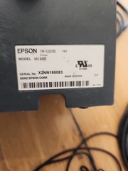 2 x Epson TM-U220B Receipt Printers Impact USB Ports M188B Tested Working