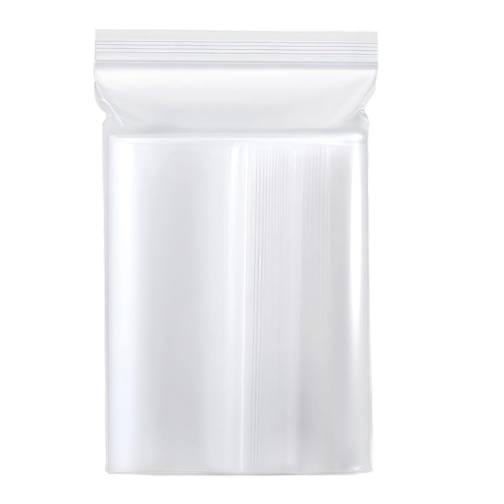 100pcs 3 x 7 Inch (8X18cm) Clear 2.4 Mil Resealable Zipper Shipping Bags Poly…