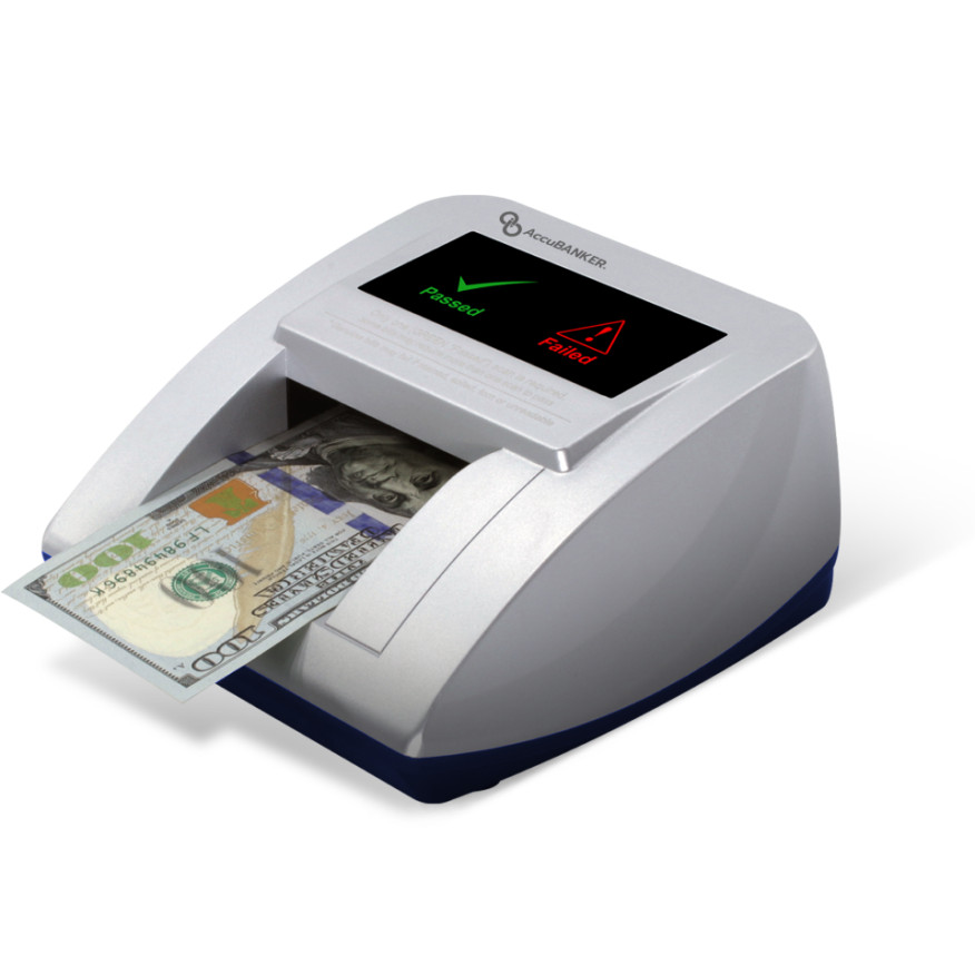 AccuBANKER D470 7-Point Counterfeit Bill Detector, Commercial Grade, UL Listed