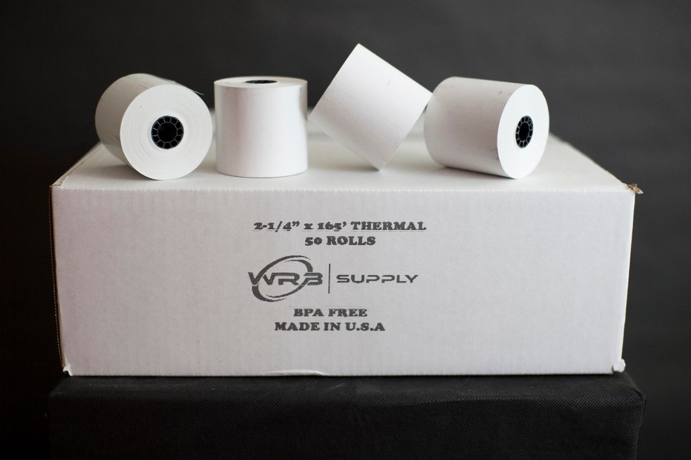 Perfection One Ply Thermal Paper Rolls, 2.25 inches x 165 feet (Case of 50)