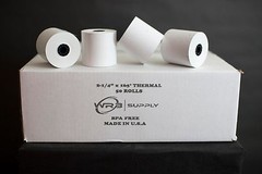 Perfection One Ply Thermal Paper Rolls, 2.25 inches x 165 feet (Case of 50)