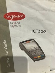 Ingenico ICT 220 Verifone VX 520 Charge Machine w/ Telephone Line Chord/ Guide