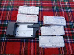 Manual Credit Card Imprinter Slider and Long Slips