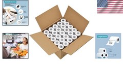 Professional 3-1/8″ x 230ft Receipt Paper – 50 Rolls
