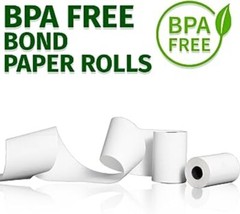 2 1/4″ x 165 feet Thermal POS Credit Rolls Sharp XEA407 Bpa Free- 100 Rolls