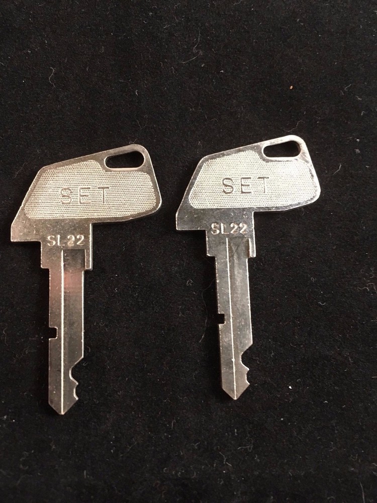 TEC CASH REGISTER, SET KEY, #SL22, SET OF 2