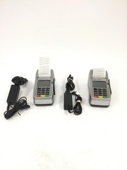 3x FIRST DATA FD130DUO Credit Card Terminal w/Printer, AC Adapter, FREE SHIPPING