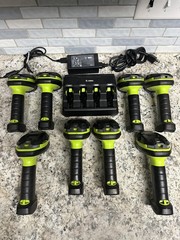 LOT OF 8/Zebra DS3678 Bluetooth Ultra-Rugged Barcode Scanner, Batteries/Station