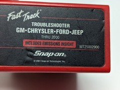 SNAP-ON TROUBLESHOOTER GM CHRYSLER FORD JEEP Thru 2000 W INSIGHT MT25002900