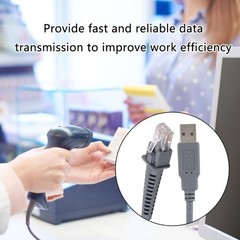 Efficient Data Cable USB A Male to RJ45 for CAB4120 Scanner For Logistics