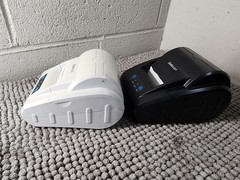 LOT OF 2 SAFESCAN TP-230 THERMAL PRINTER White and Black