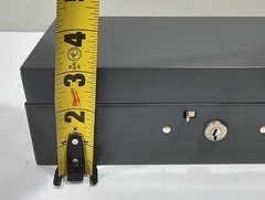 Vintage Gray Metal Steelmaster Bond/Cash/Office Box No Key Art Steel Co. NY