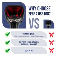 Zebra DS8108-DL Driver’s License Parsing Barcode Scanner 1 YEAR WARRANTY!🔥 ⚡️